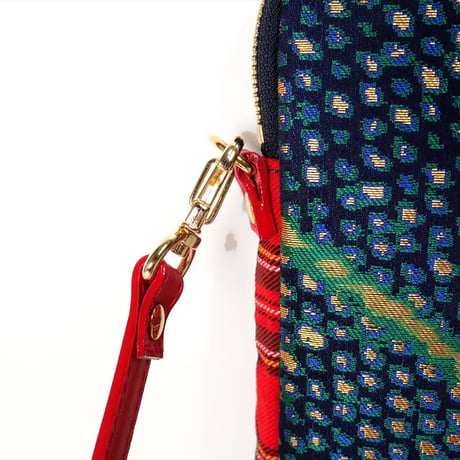 SUI Plus Bags　しかくバッグ（13インチPCバッグ）　No.3　ネオン青　一点物