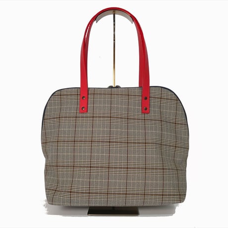 SUI Plus Bags　ラウンドトートバッグ　No.6　珊瑚紋様　一点物