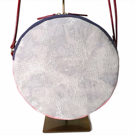 SUI Plus Bags　まんまるバッグ　No.28　水玉紋様　一点物