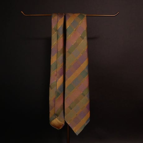 TIE YOUR TIE×西陣岡本　セッテピエゲ　格子 C Check Ｃ
