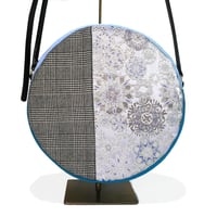 SUI Plus Bags　まんまるバッグ　No.6　雪輪紋様　一点物
