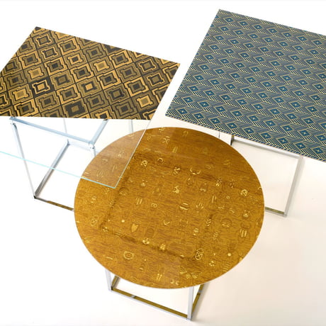 Golden Coloured Silk Kyoto Glass　＊特注製品となります。