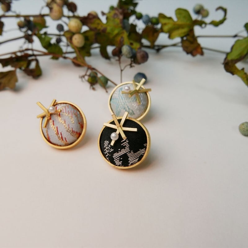 極美品  ピンブローチ Henning Koppel 箱有 Deco bijou / 馬蹄ピンブローチ（大） ［Gold/Silver］