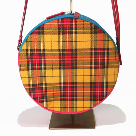 SUI Plus Bags　まんまるバッグ　No.12　古都唐花紋様　一点物