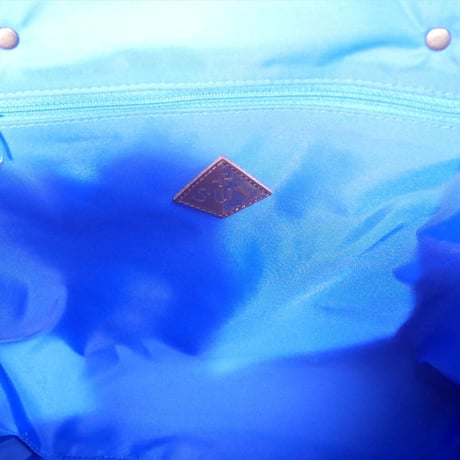 SUI Plus Bags　ラウンドトートバッグ　No.5　三階菱紋様　一点物
