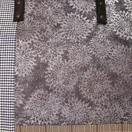 SUI Plus Bags　ラウンドトートバッグ　No.1　古都唐花紋様　一点物