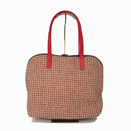 SUI Plus Bags　ラウンドトートバッグ　No.9　珊瑚紋様　一点物
