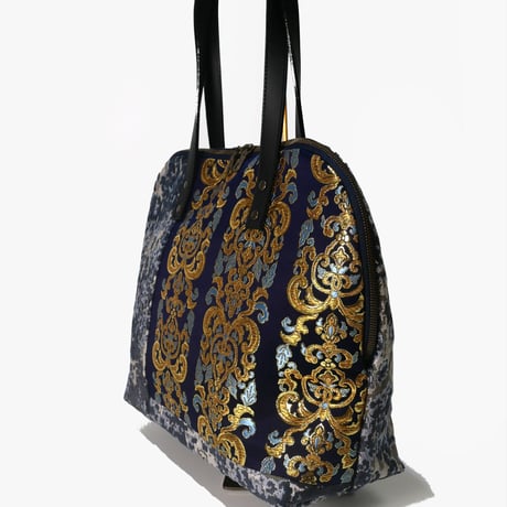 SUI Plus Bags　ラウンドトートバッグ　No.10　王子華紋　一点物