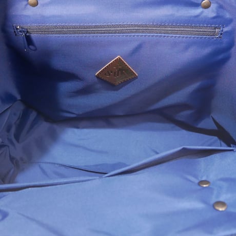 SUI Plus Bags　ラウンドトートバッグ　No.23　青海波唐花紋様　一点物