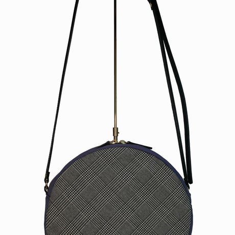 SUI Plus Bags　まんまるバッグ　No.27　雪輪紋様　一点物