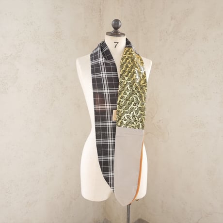 きらめくターバン　Live Turban　ニシジーナ＆ニシジーノ　緑地　麻の葉紋様　40