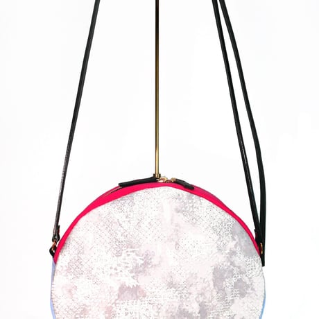 SUI Plus Bags　まんまるバッグ　No.3　しずく紋様　一点物