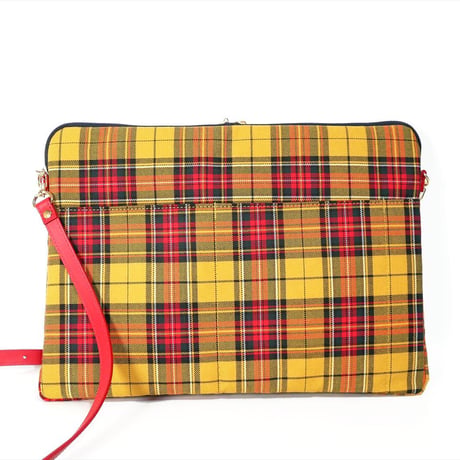 SUI Plus Bags　しかくバッグ（13インチPCバッグ）　No.5　古都唐花　一点物