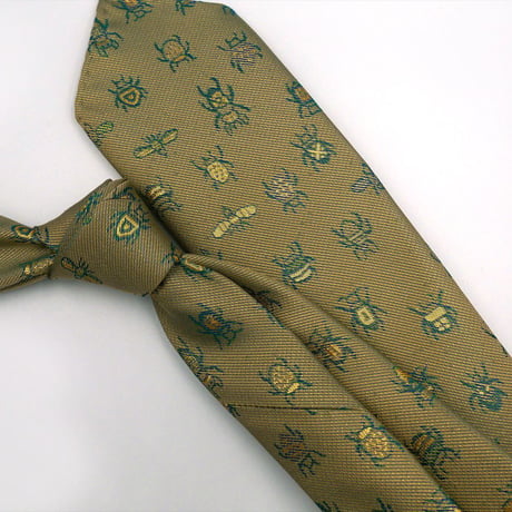 TIE YOUR TIE×西陣岡本　セッテピエゲ　24insects B 白茶