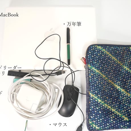 SUI Plus Bags　しかくバッグ（13インチPCバッグ）　No.8　古都唐花　一点物