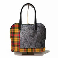 SUI Plus Bags　ラウンドトートバッグ　No.22　古都唐花紋様　一点物