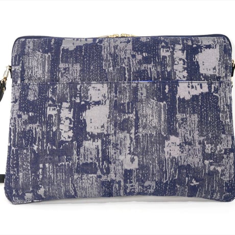 SUI Plus Bags　しかくバッグ（13インチPCバッグ）　No.9　古都唐花　一点物