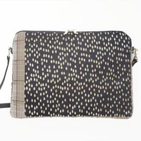 SUI Plus Bags　しかくバッグ（13インチPCバッグ）　No.32　しずく紋様　一点物