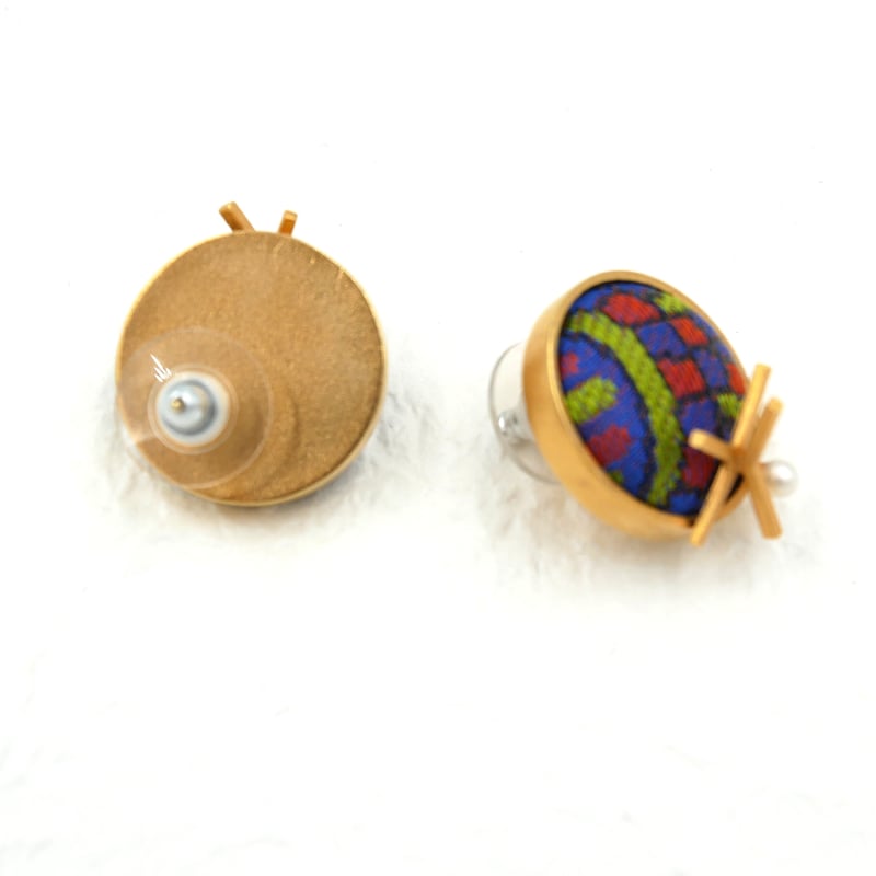 尊 MICOTO〉 ピアス BIGBANG 青海波紋様 | 西陣岡本