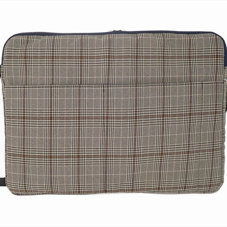 SUI Plus Bags　しかくバッグ（13インチPCバッグ）　No.32　しずく紋様　一点物