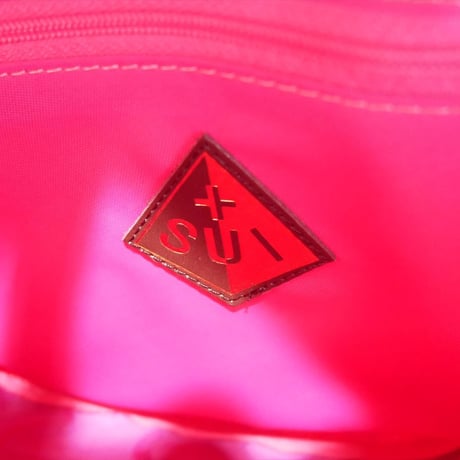 SUI Plus Bags　まんまるバッグ　No.25　ネオン紋様　一点物