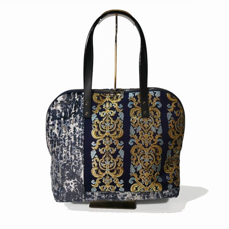 SUI Plus Bags　ラウンドトートバッグ　No.10　王子華紋　一点物
