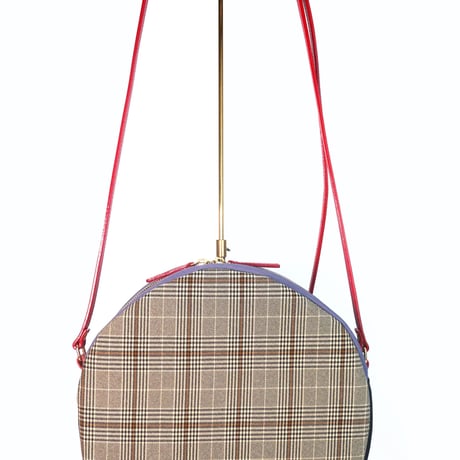 SUI Plus Bags　まんまるバッグ　No.10　ネオン紋様　一点物