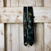 TIE YOUR TIE×西陣岡本 セッテピエゲ 虫紋様 A 夜の虫 / Insects A