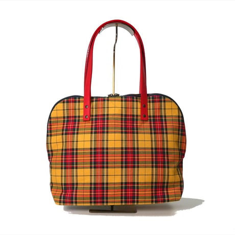 SUI Plus Bags　ラウンドトートバッグ　No.25　つばめ矢紋様　一点物