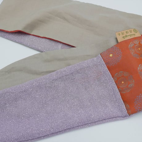きらめくターバン　Live Turban　ニシジーナ＆ニシジーノ　朱地　ひなぎく紋様　104