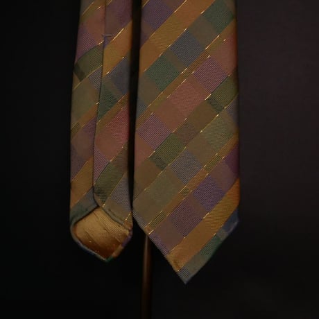 TIE YOUR TIE×西陣岡本　セッテピエゲ　格子 C Check Ｃ