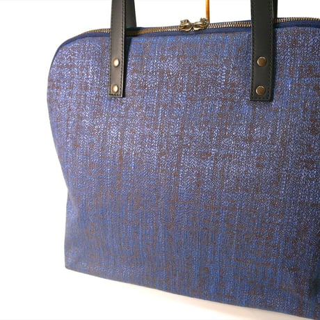 SUI Plus Bags　ラウンドトートバッグ　No.14　つばめ矢紋様　一点物