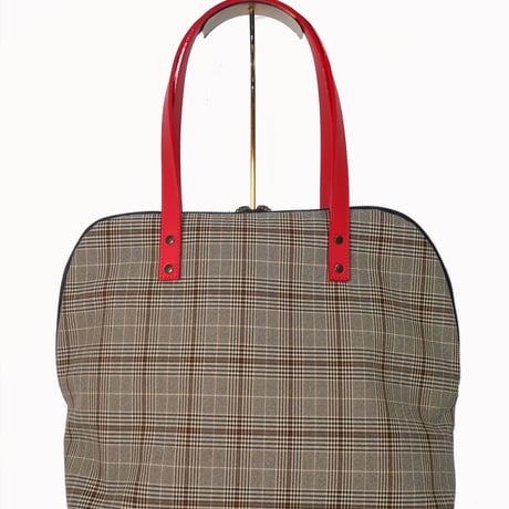 SUI Plus Bags　ラウンドトートバッグ　No.6　珊瑚紋様　一点物
