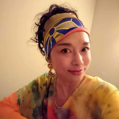 きらめくターバン　Live Turban　ニシジーナ＆ニシジーノ　利休茶地　三階菱紋様　12