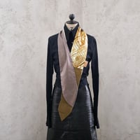 きらめくターバン　Live Turban　ニシジーナ＆ニシジーノ　利休茶地　三階菱紋様　12