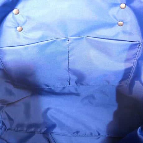 SUI Plus Bags　ラウンドトートバッグ　No.4　紺地CELL紋様　一点物