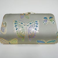 全正絹 西陣織 金襴 Insect 虫紋様 クラッチバッグA | 西陣岡本