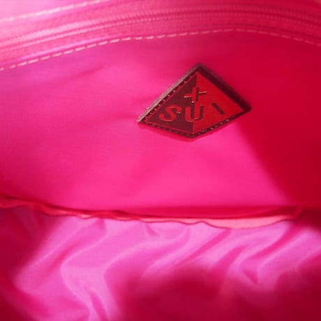 SUI Plus Bags　まんまるバッグ　No.10　ネオン紋様　一点物