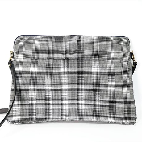 SUI Plus Bags　しかくバッグ（13インチPCバッグ）　No.11　Cell紋様　一点物