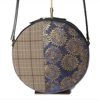 SUI Plus Bags　まんまるバッグ　No.21　古都唐花紋様　一点物