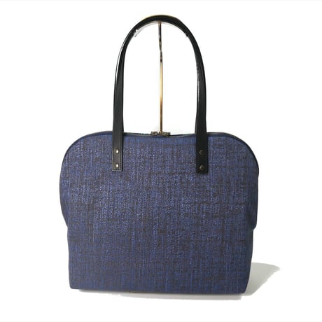 SUI Plus Bags　ラウンドトートバッグ　No.12　虫紋様黒漆　一点物