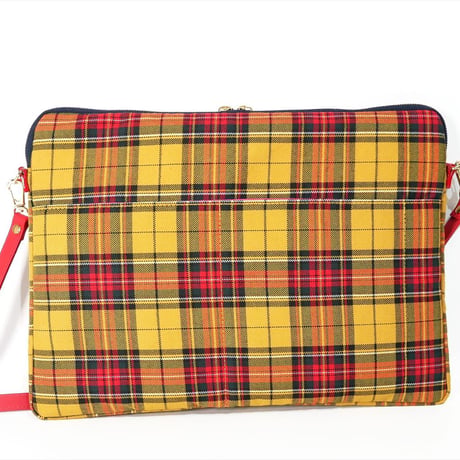 SUI Plus Bags　しかくバッグ（13インチPCバッグ）　No.28　唐花紋様　一点物