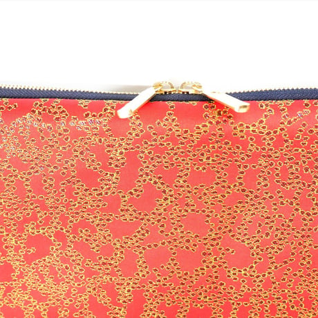 SUI Plus Bags　しかくバッグ（13インチPCバッグ）　No.24　Cell紋様　一点物