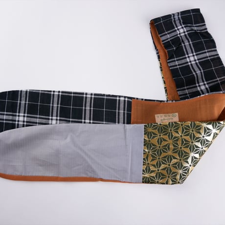 きらめくターバン　Live Turban　ニシジーナ＆ニシジーノ　緑地　麻の葉紋様　40