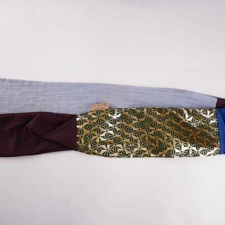きらめくターバン　Live Turban　ニシジーナ＆ニシジーノ　緑地　麻の葉紋様　41