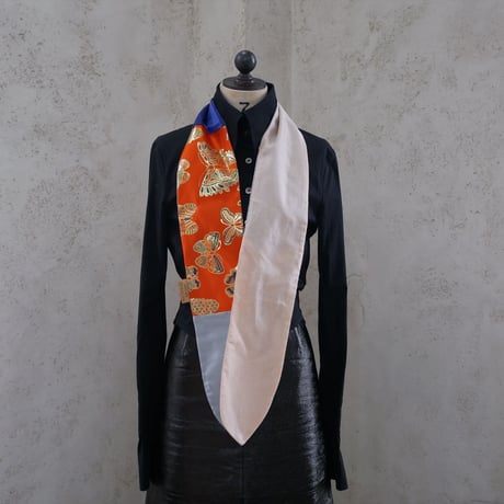 きらめくターバン　Live Turban　ニシジーナ＆ニシジーノ 蝶紋様　朱24