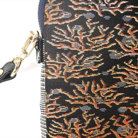 SUI Plus Bags　しかくバッグ（13インチPCバッグ）　No.19　珊瑚紋様　一点物
