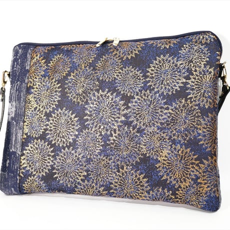 SUI Plus Bags　しかくバッグ（13インチPCバッグ）　No.6　古都唐花　一点物