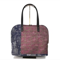 SUI Plus Bags　ラウンドトートバッグ　No.18　アフリカ紋様　一点物