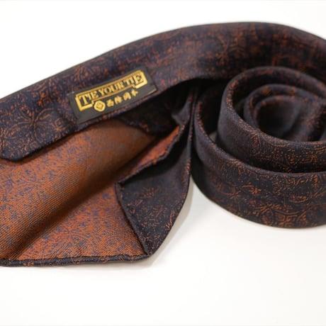 TIE YOUR TIE×西陣岡本　セッテピエゲ　無金　七宝華紋 A Seven treasures Ａ